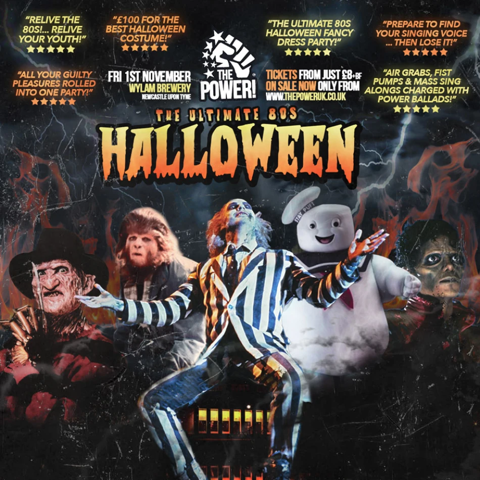 The Ultimate 80s Halloween Party Get into Newcastle Get into Newcastle